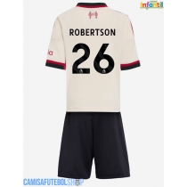Camisa de time de futebol Liverpool Andrew Robertson #26 Replicas 2º Equipamento Infantil 2025-26 Manga Curta (+ Calças curtas)